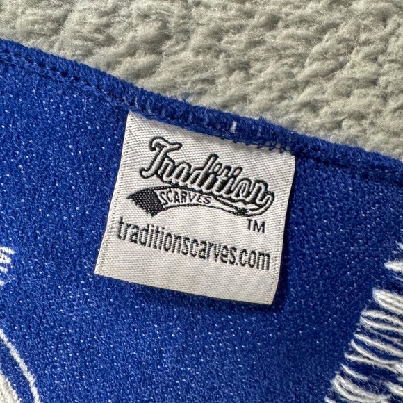 Butler Bulldogs Scarf Blue White EST 1855 NCAA Basketball Tradition Scarves - Picture 6 of 9